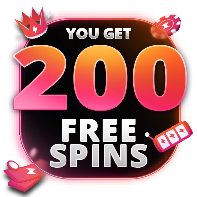 200 free spins